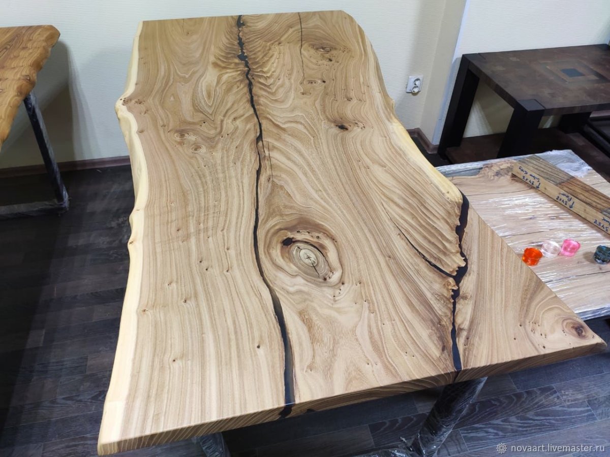 Тумбы из слэба карагача