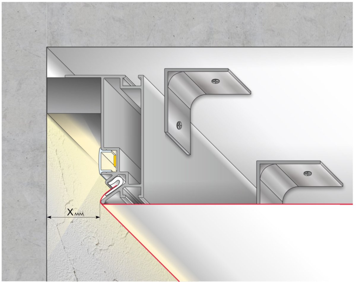 Профиль Люмфер для натяжных