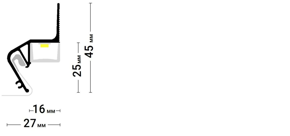 Парящий профиль флекси 2429