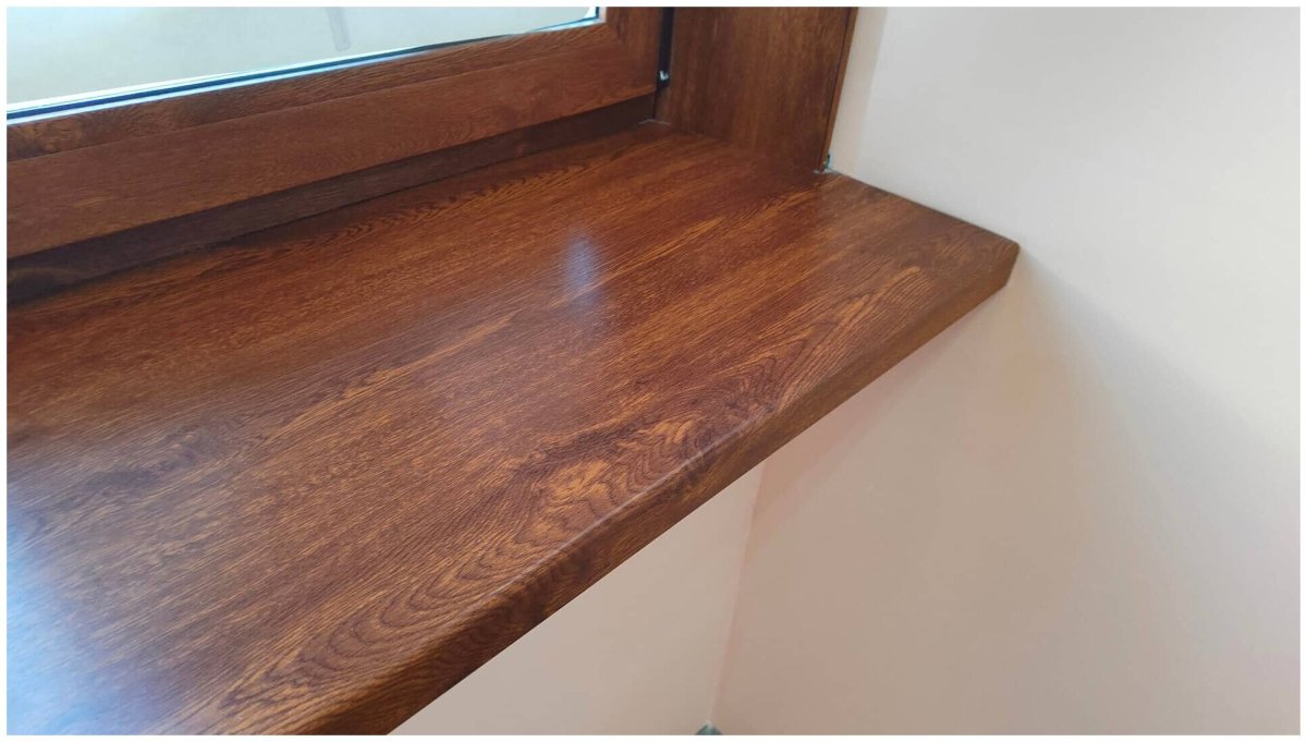 Подоконник ПВХ золотой дуб Winplast