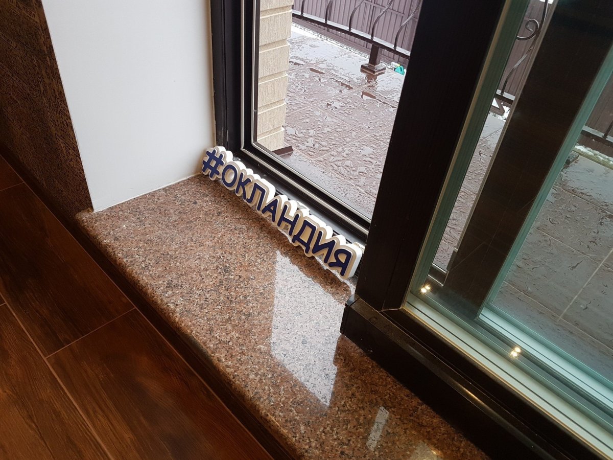 Оконные откосы из керамогранита