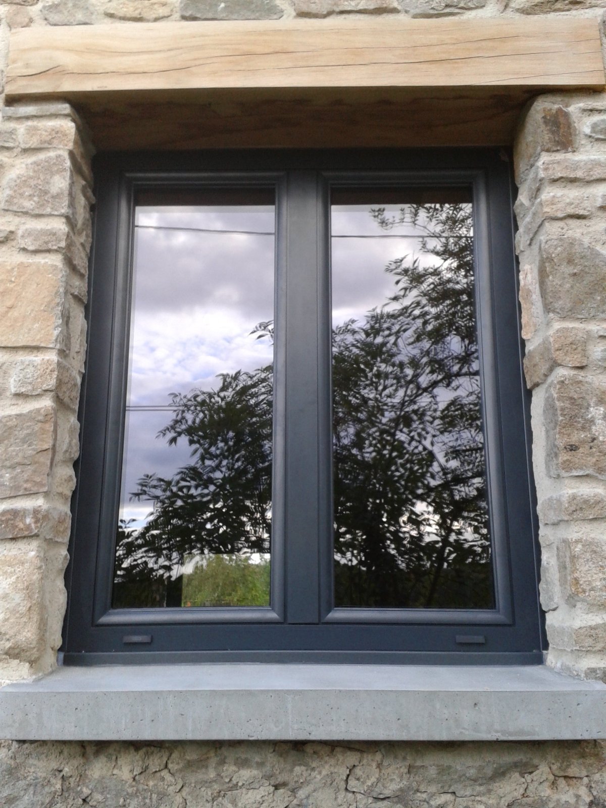 Окна Рехау RAL 7016