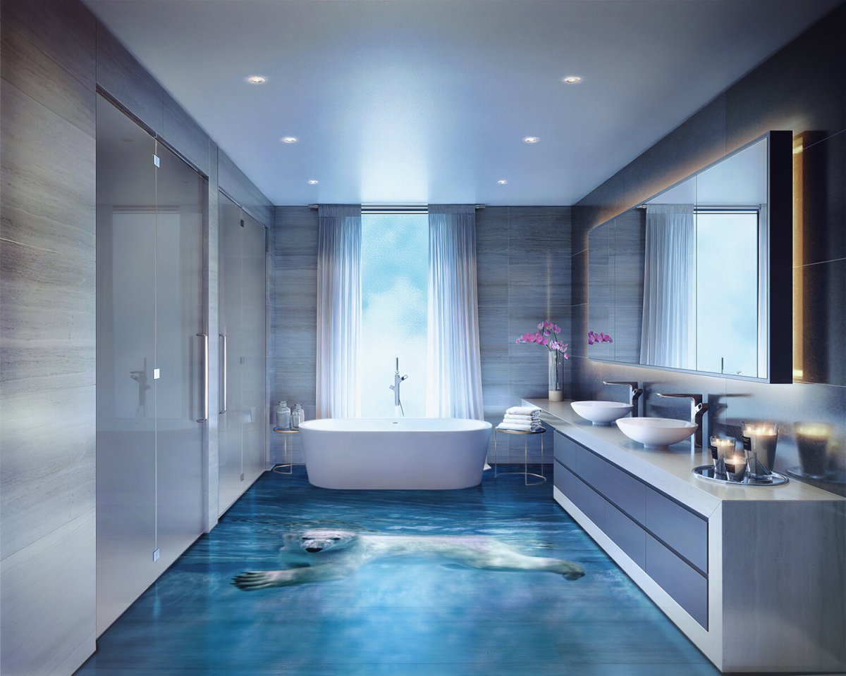 Шикарные современные Ванные комнаты