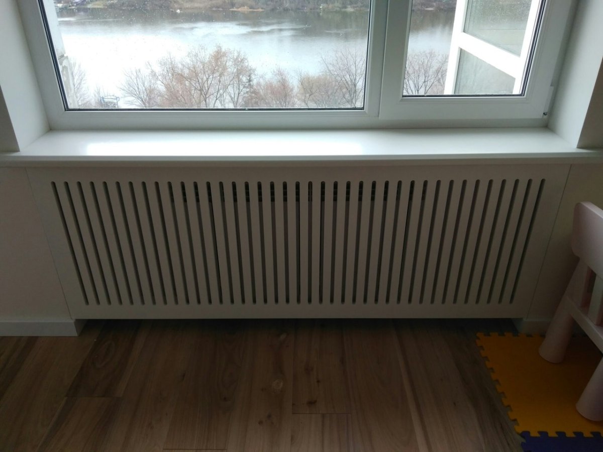 Экран под подоконник для батареи