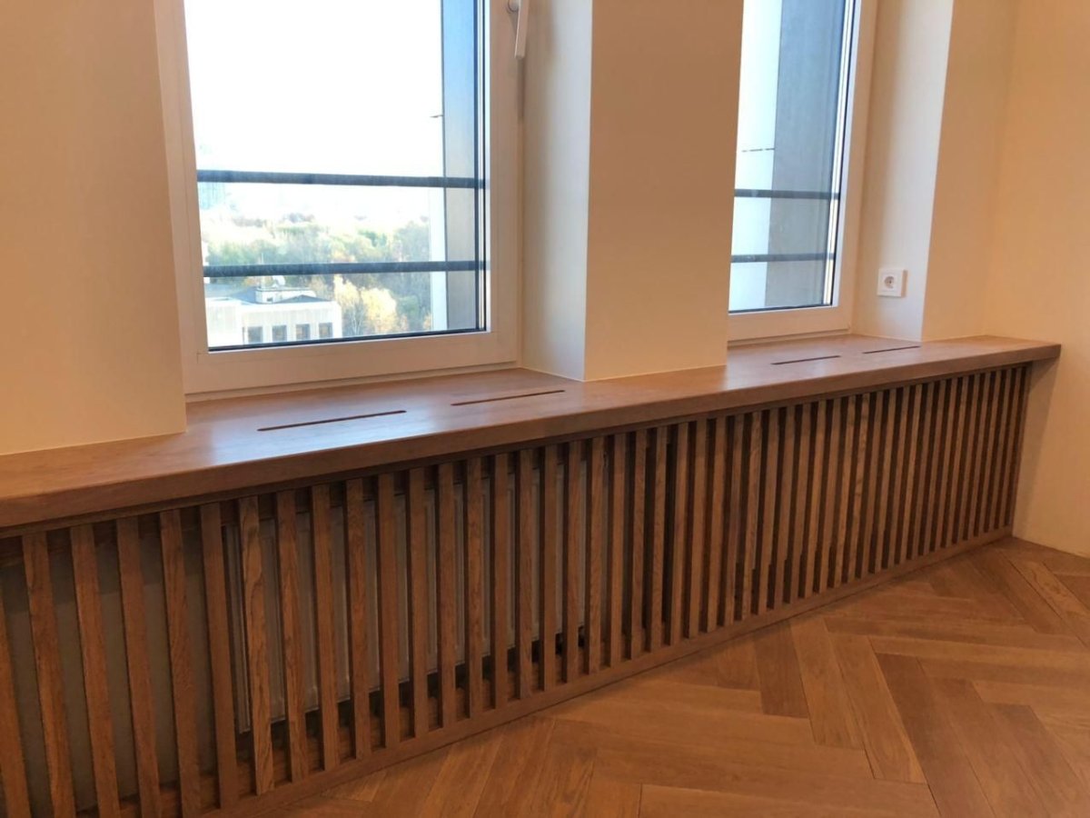 Подоконник из мебельного щита 20 мм