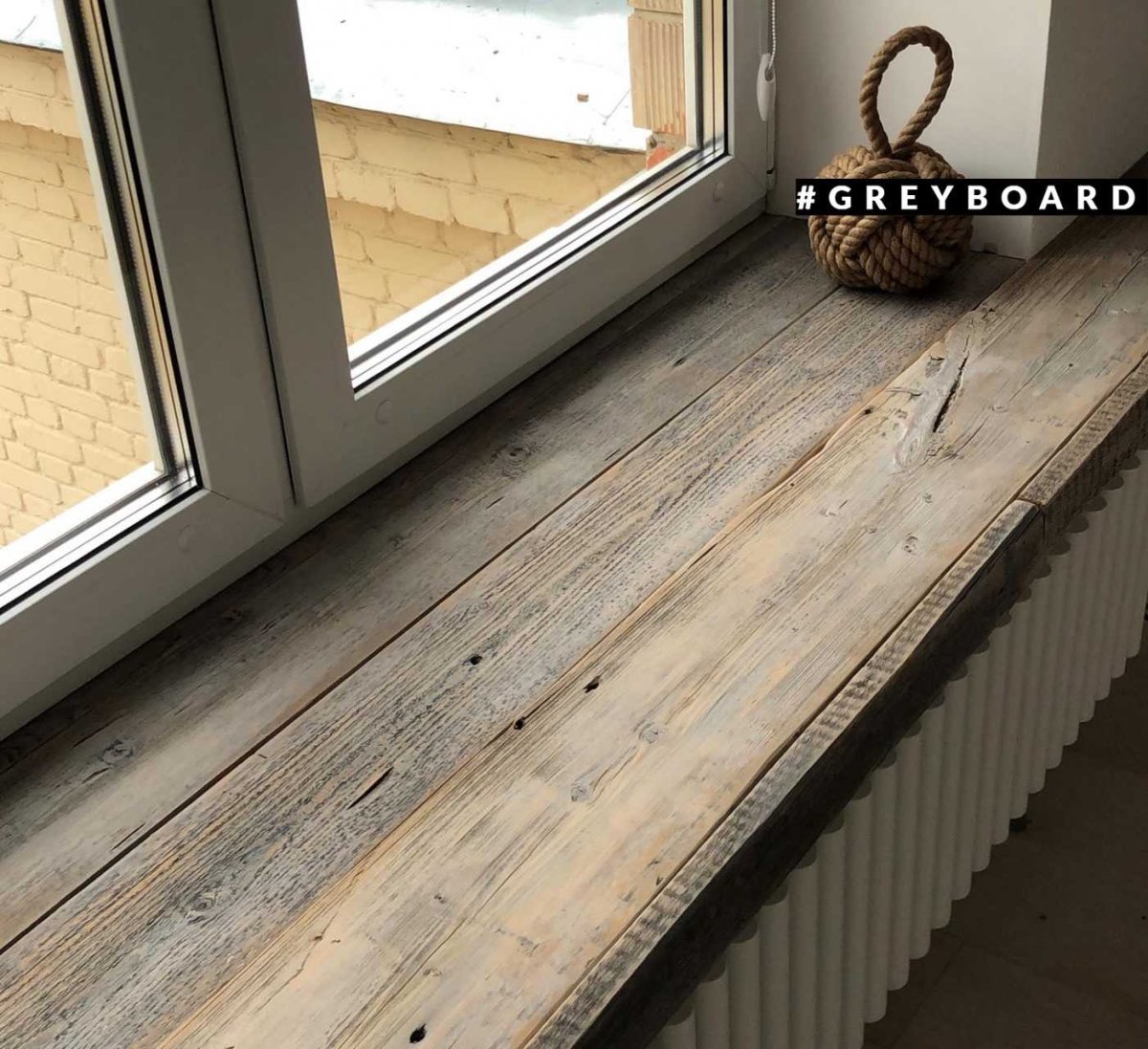 Подоконник из доски