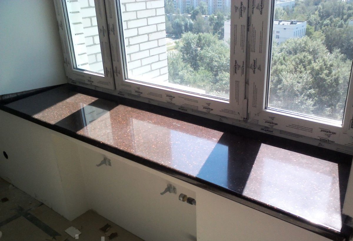 Подоконники из кварцевого агломерата