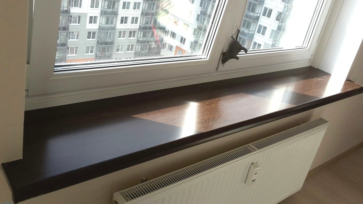 Подоконник Кристаллит венге матовый