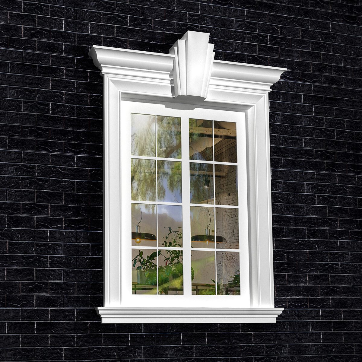 Декор для окон на фасаде