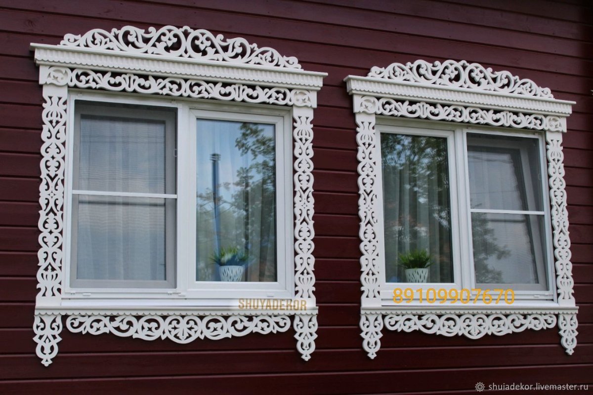 Наличники на окна в деревянном доме