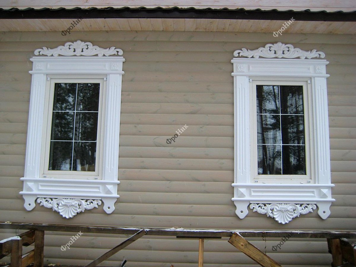 Владимирская пропильная резьба наличники