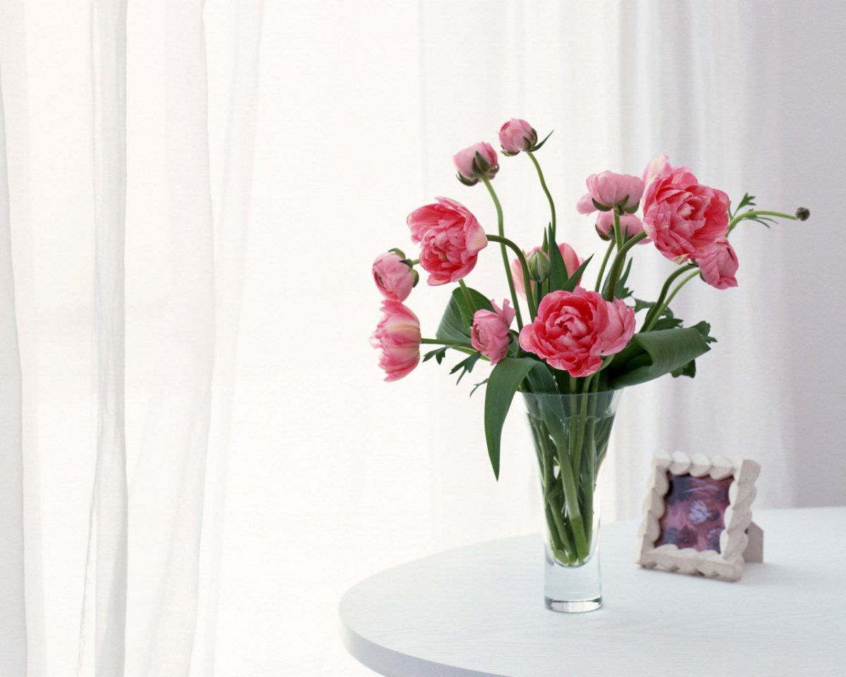 Букет цветов в вазе