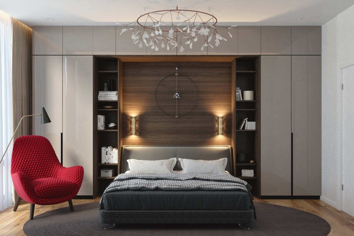 Интерьер спальни в современном стиле