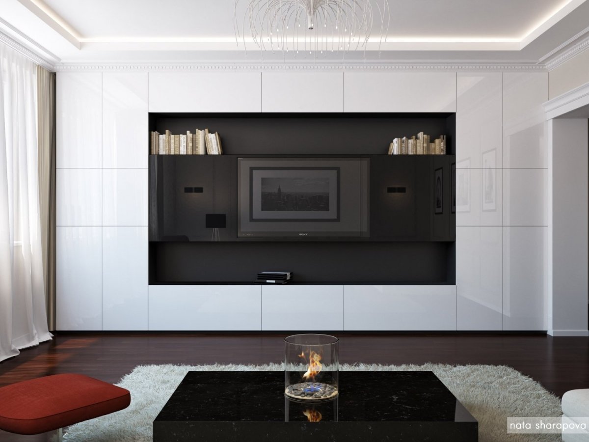 Шкаф с телевизором в гостиную