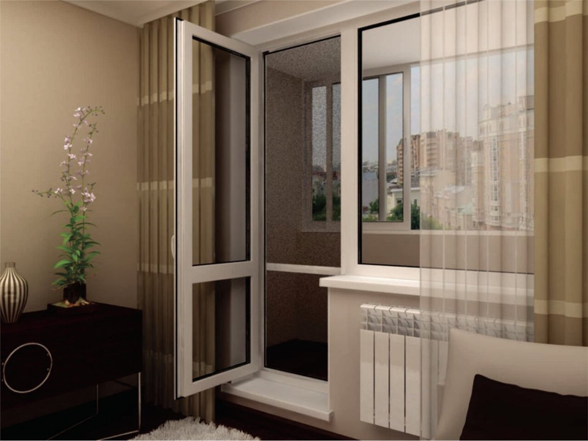 Балконная дверь пластиковая