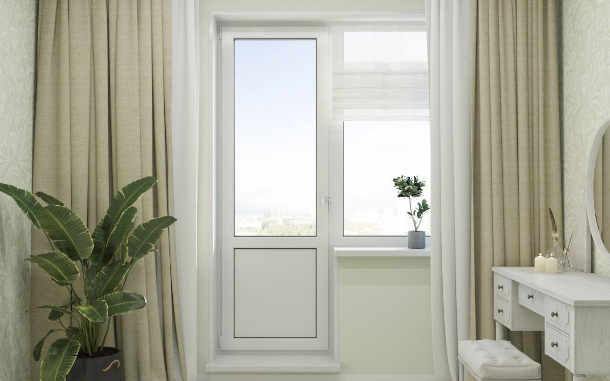 Рехау балконная дверь стеклянная