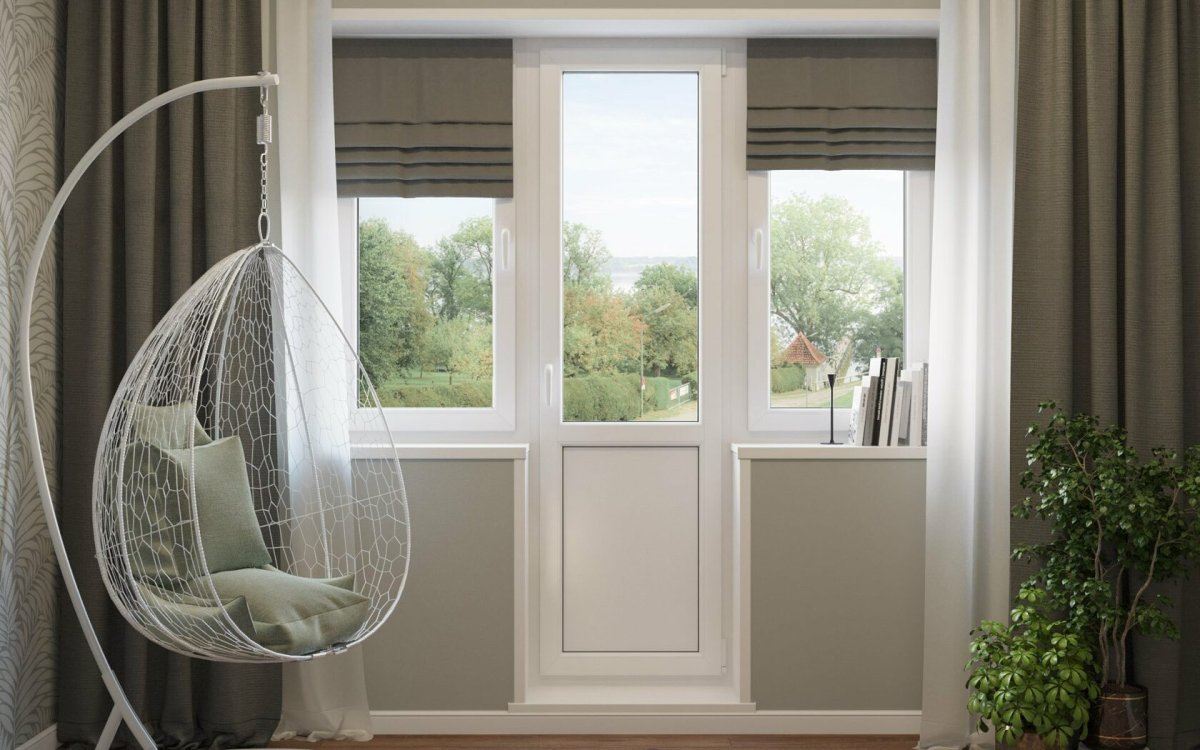 Балконный блок Рехау