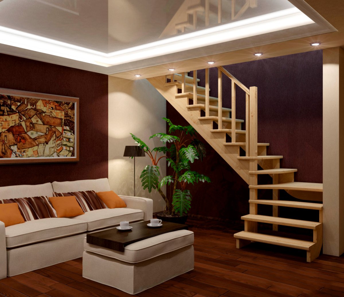 Лестница к-031м