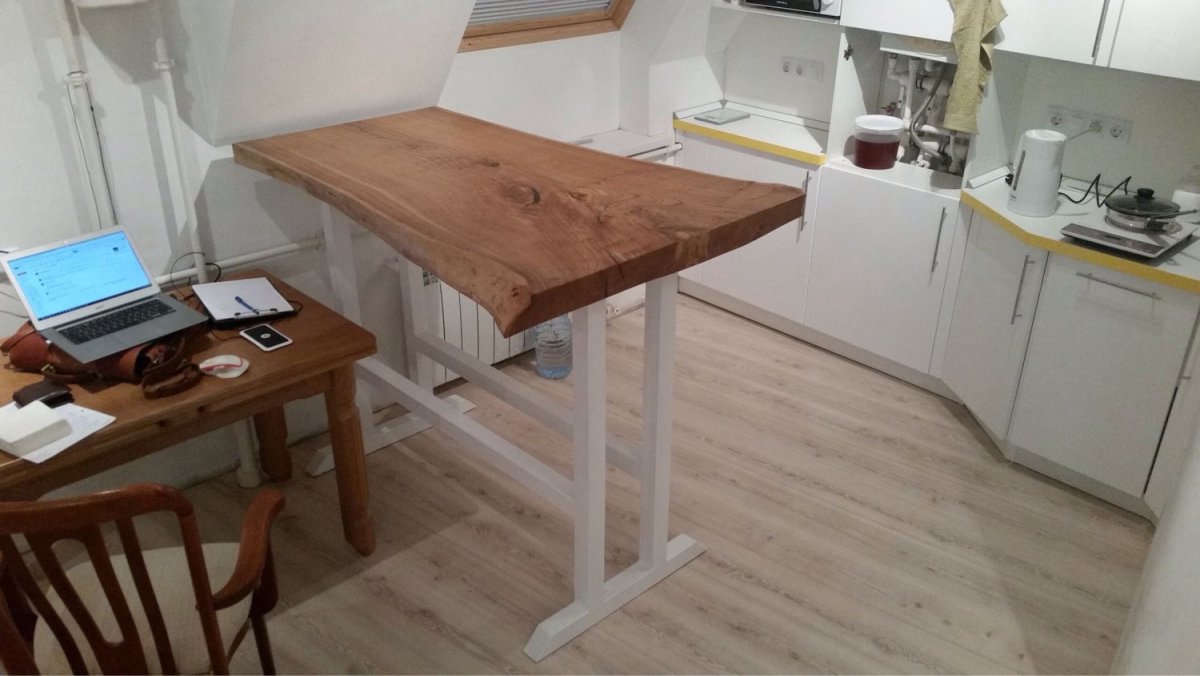 Барная стойка из мебельного щита