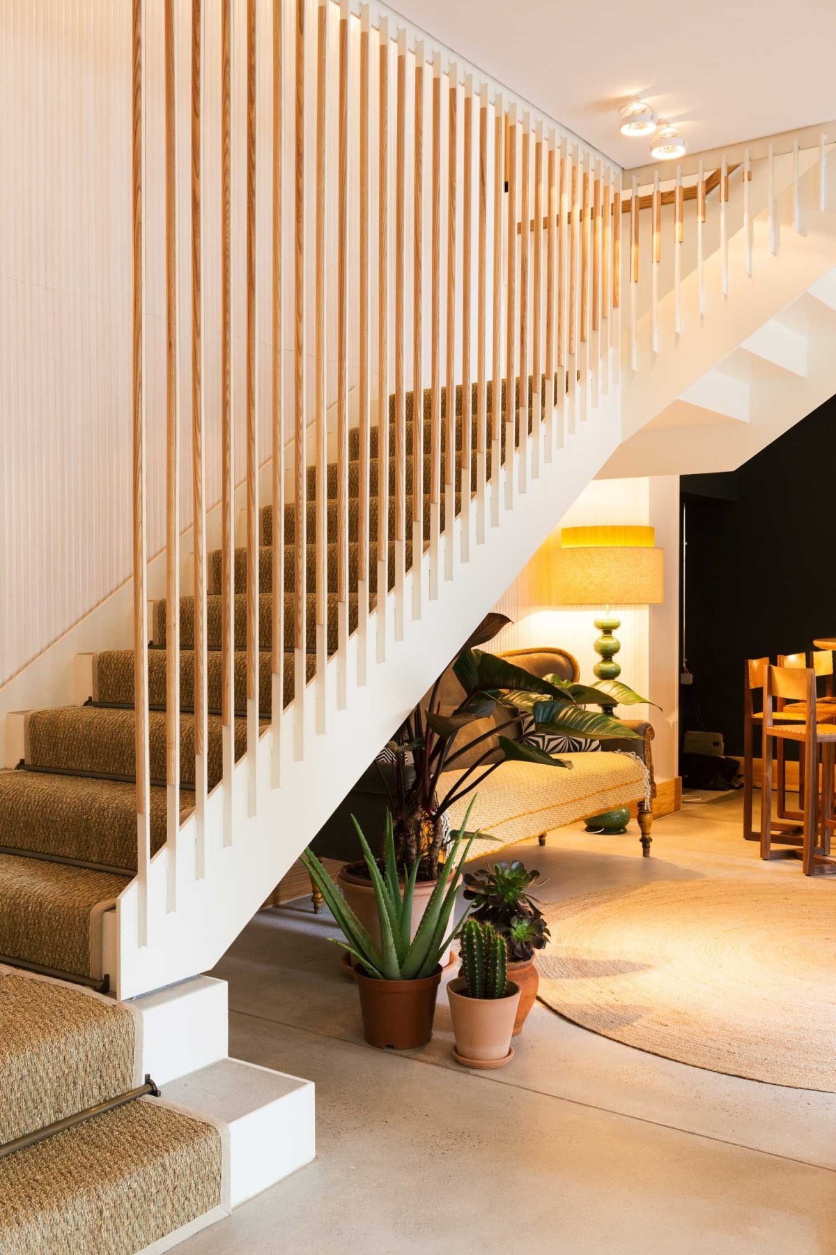 Ограждения лестницы в доме