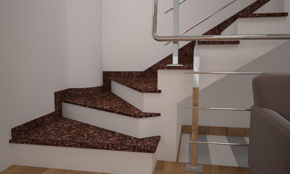 Лестница из столешницы