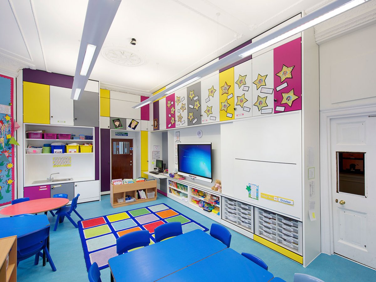 Интерьер школы в Англии