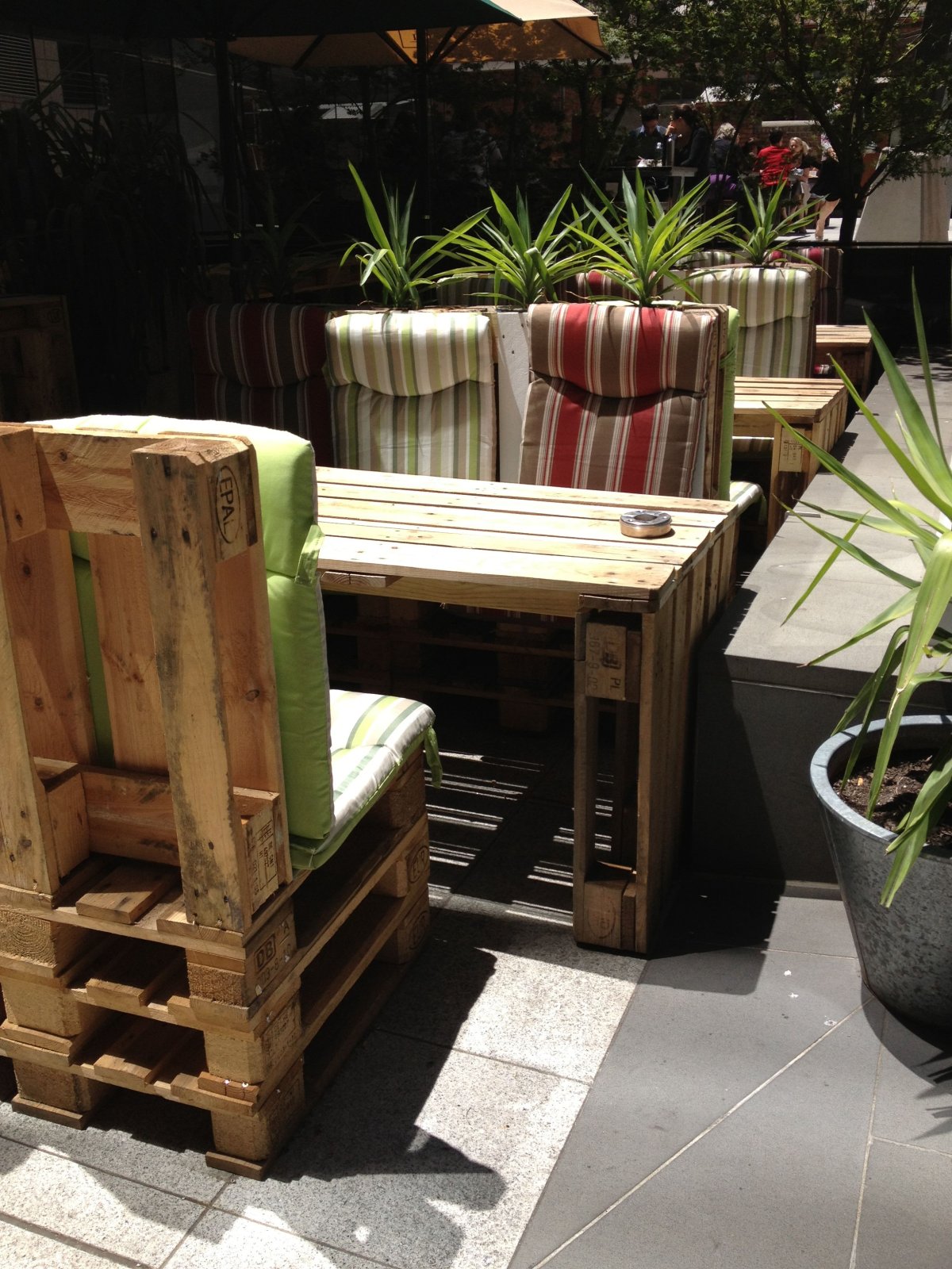 Стулья из паллетов и поддонов