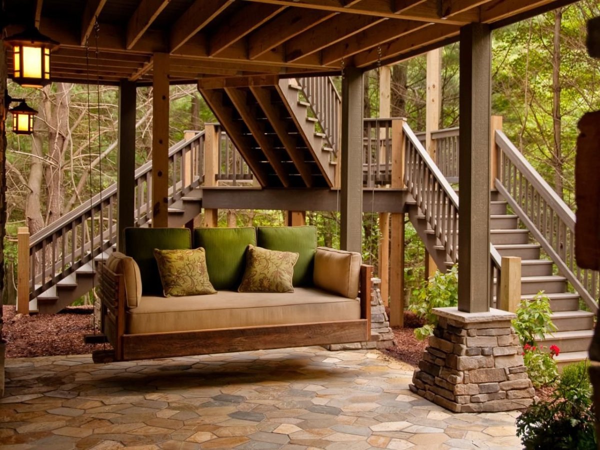 Деревянная веранда