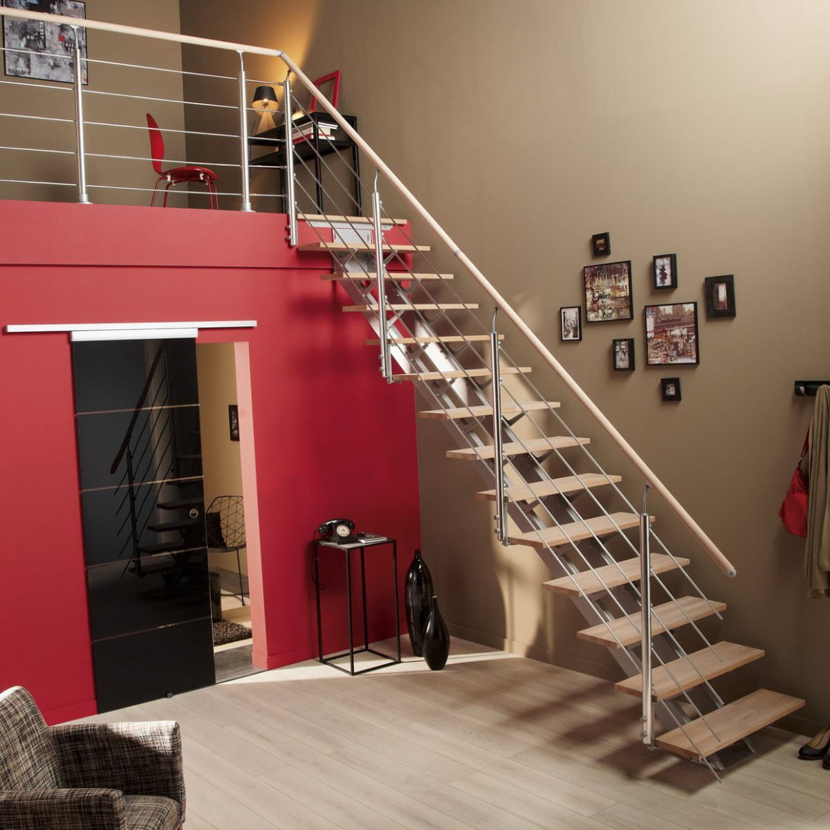 Комбинированная лестница Leroy Merlin