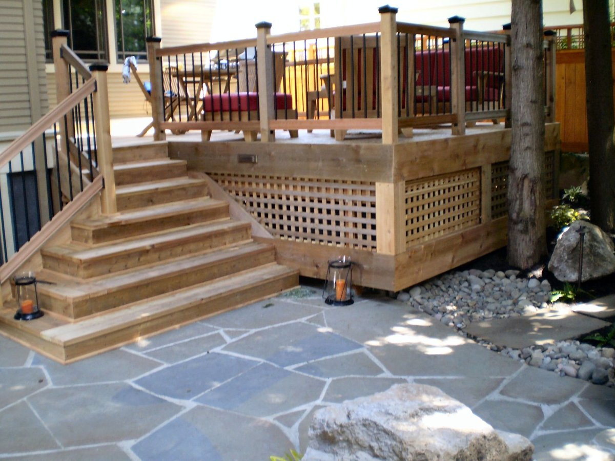 Ступеньки для беседки