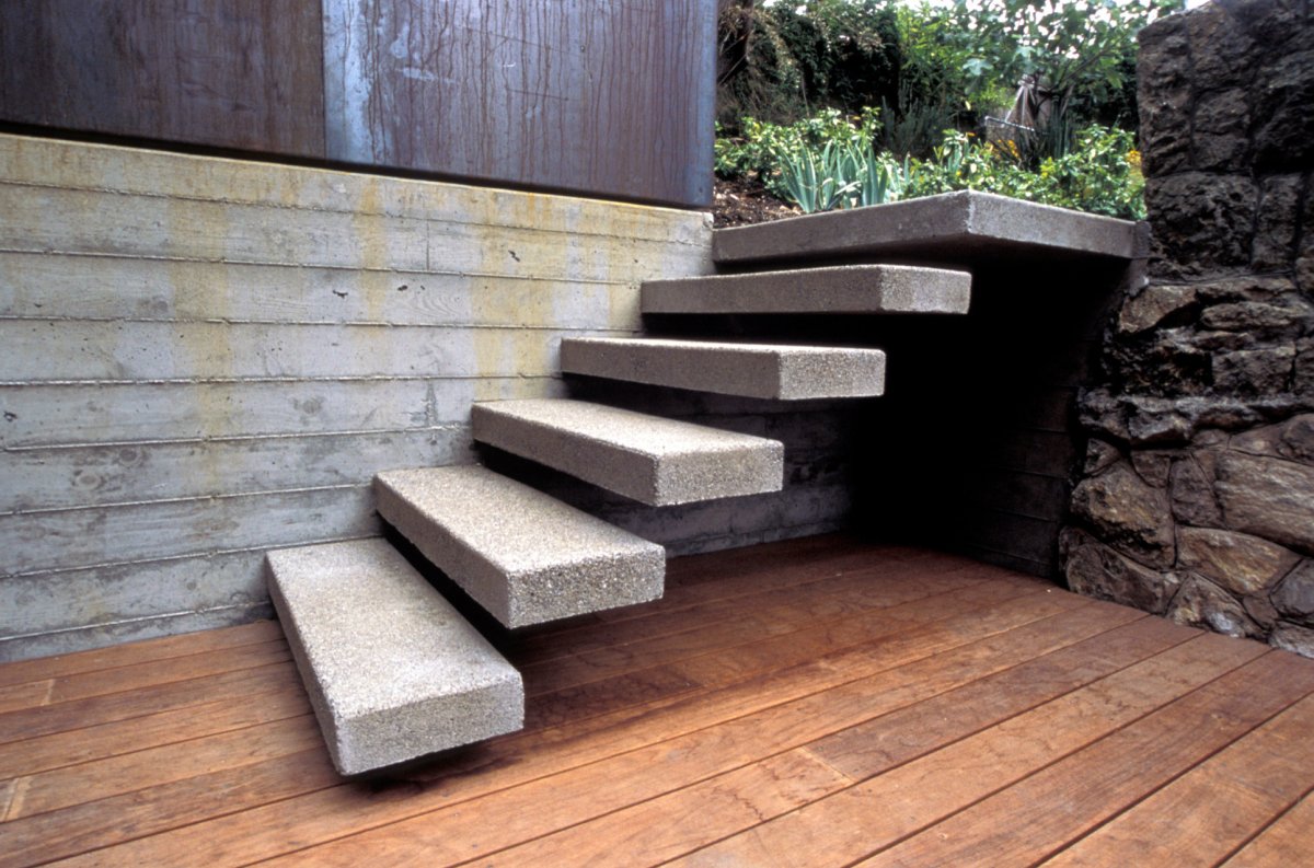 Декоративные ступени из бетона
