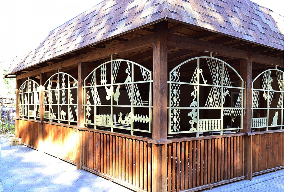 Декоративные ограждения для беседки