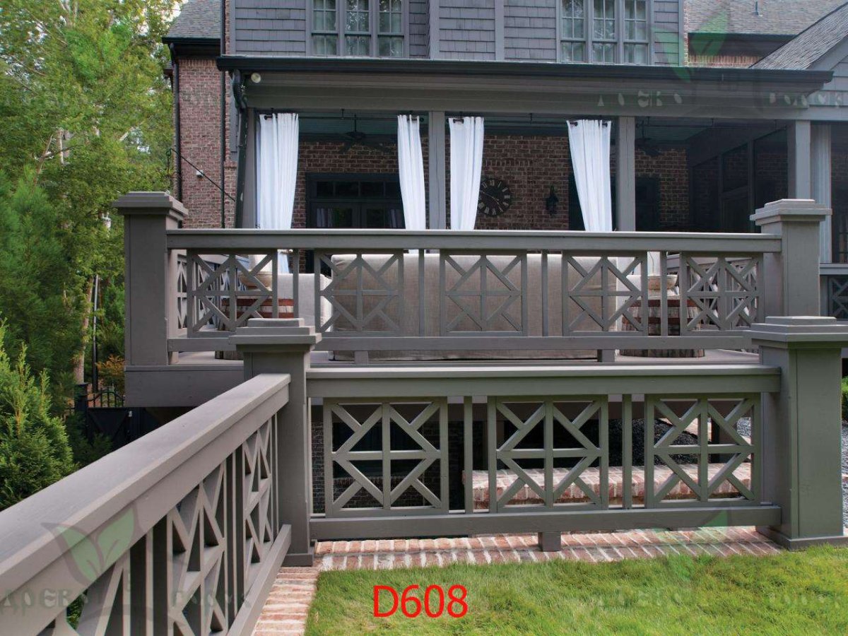 Красивые ограждения для террасы