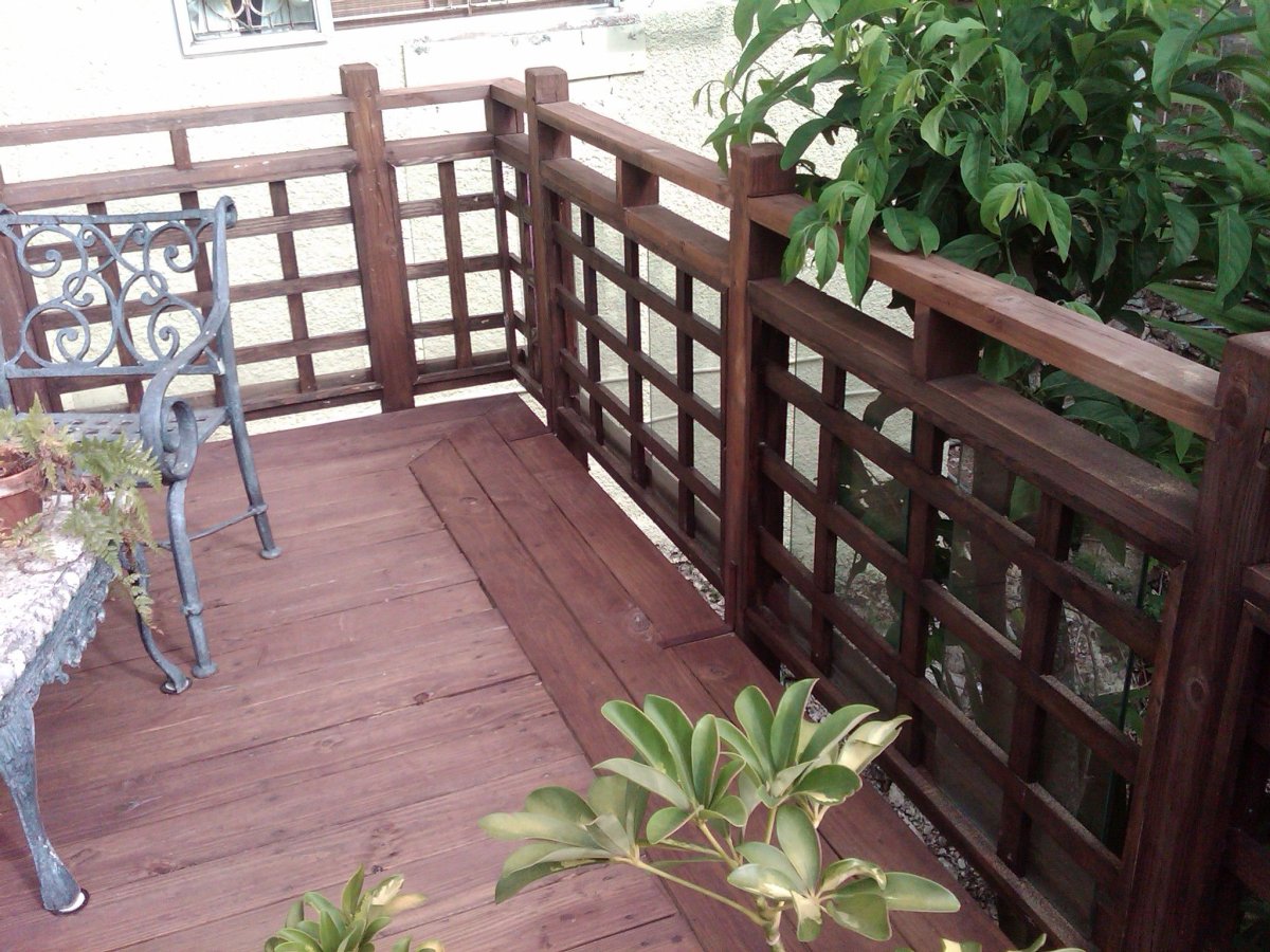 Дачный балкон ограждение