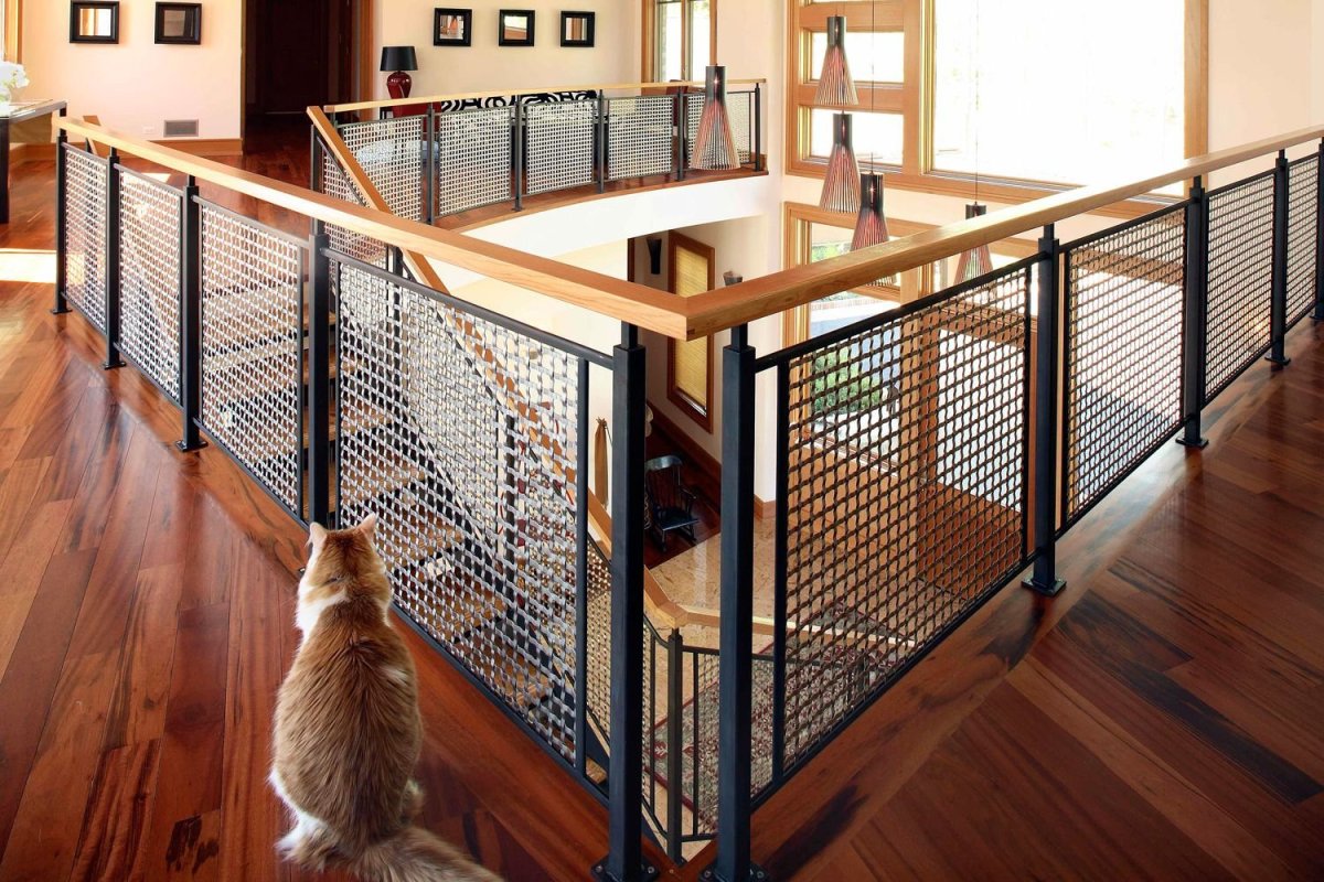 Ограждение в стиле лофт