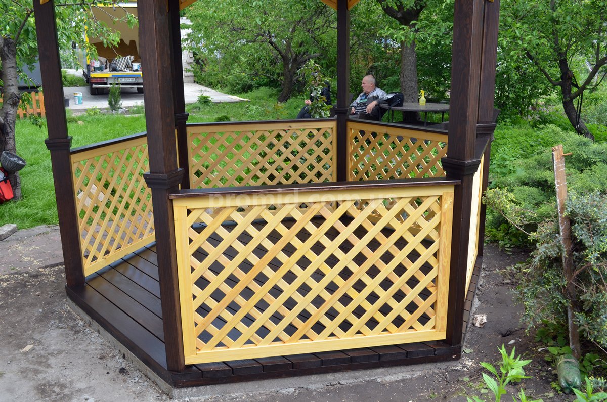 Ограждение беседки