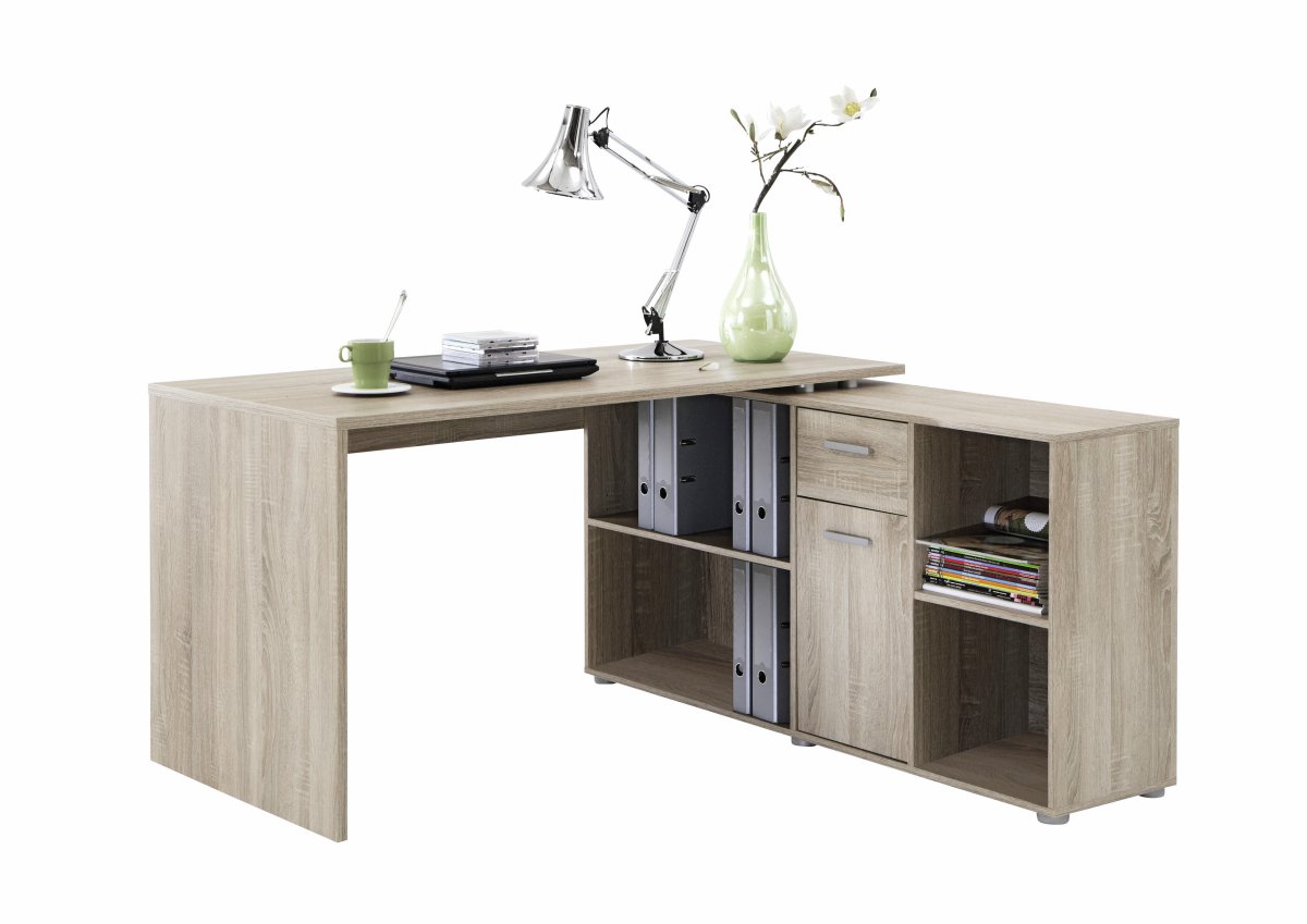 Угловой стол с комодом