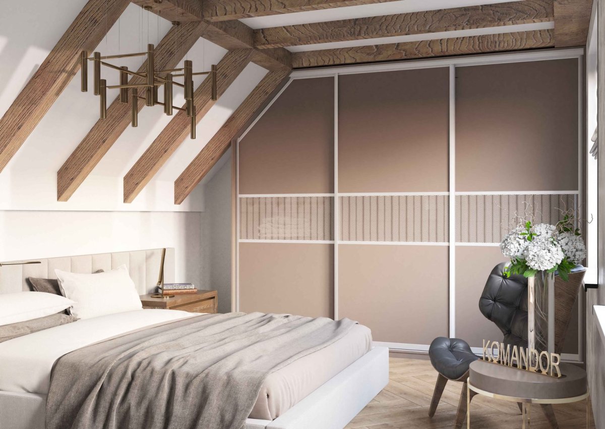 Мансардные шкафы-купе Командор