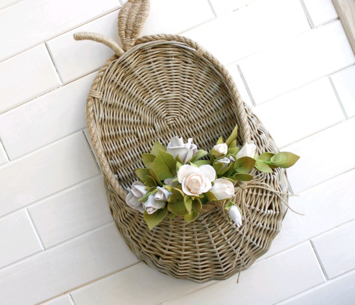 Декор с корзиной для дома