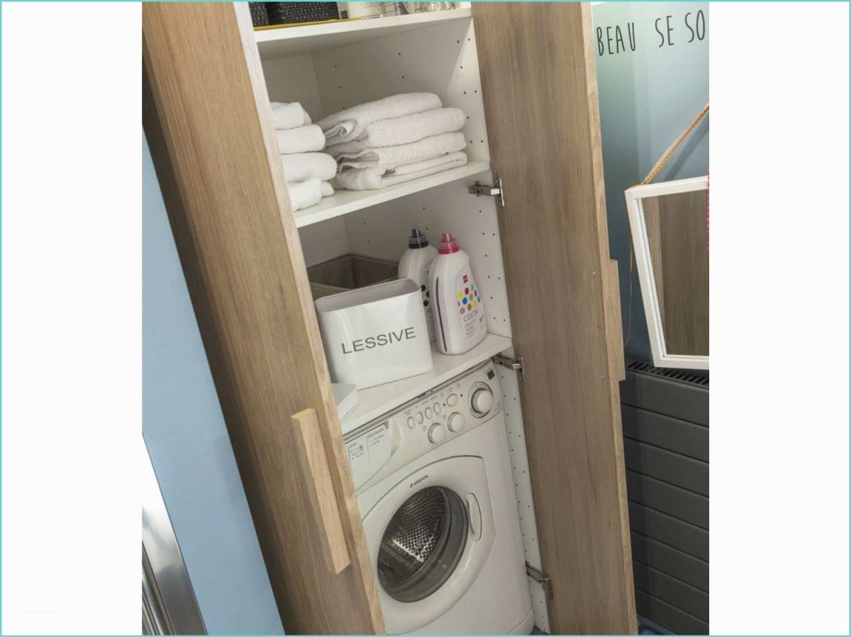 Шкаф над стиральной машиной под дерево