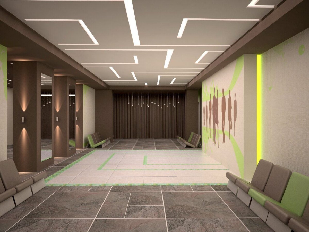 Интерьер фойе