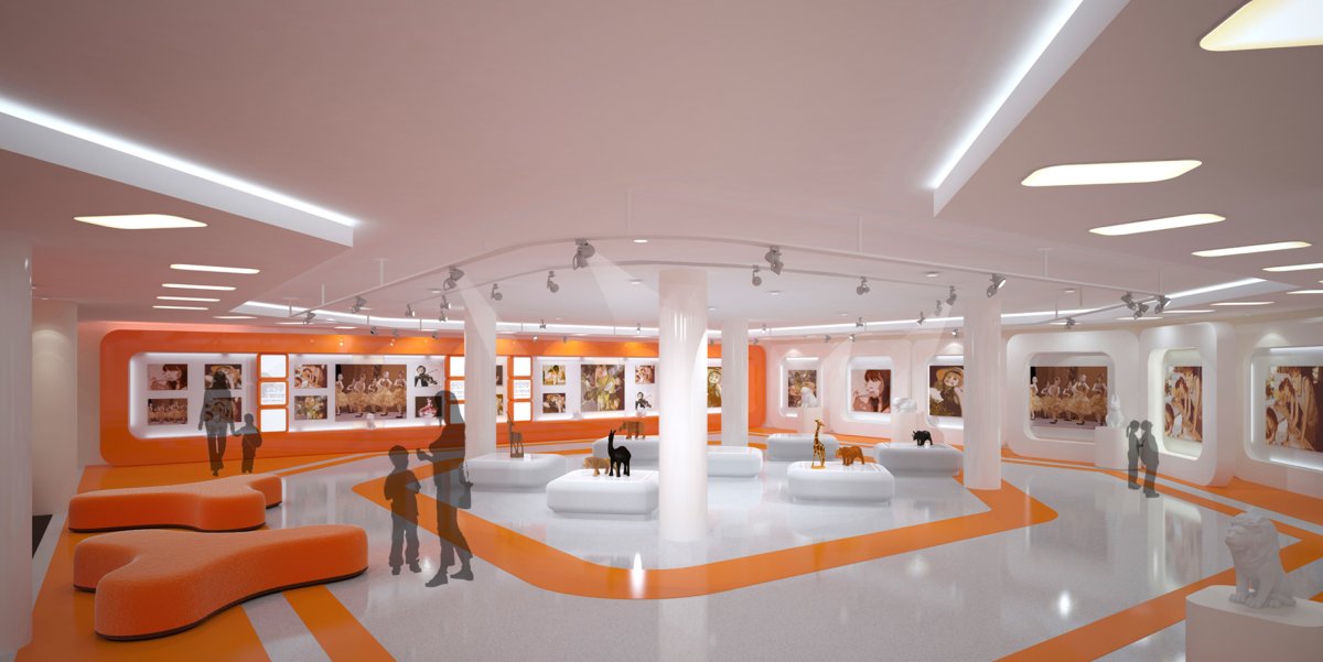 Школа искусств интерьер