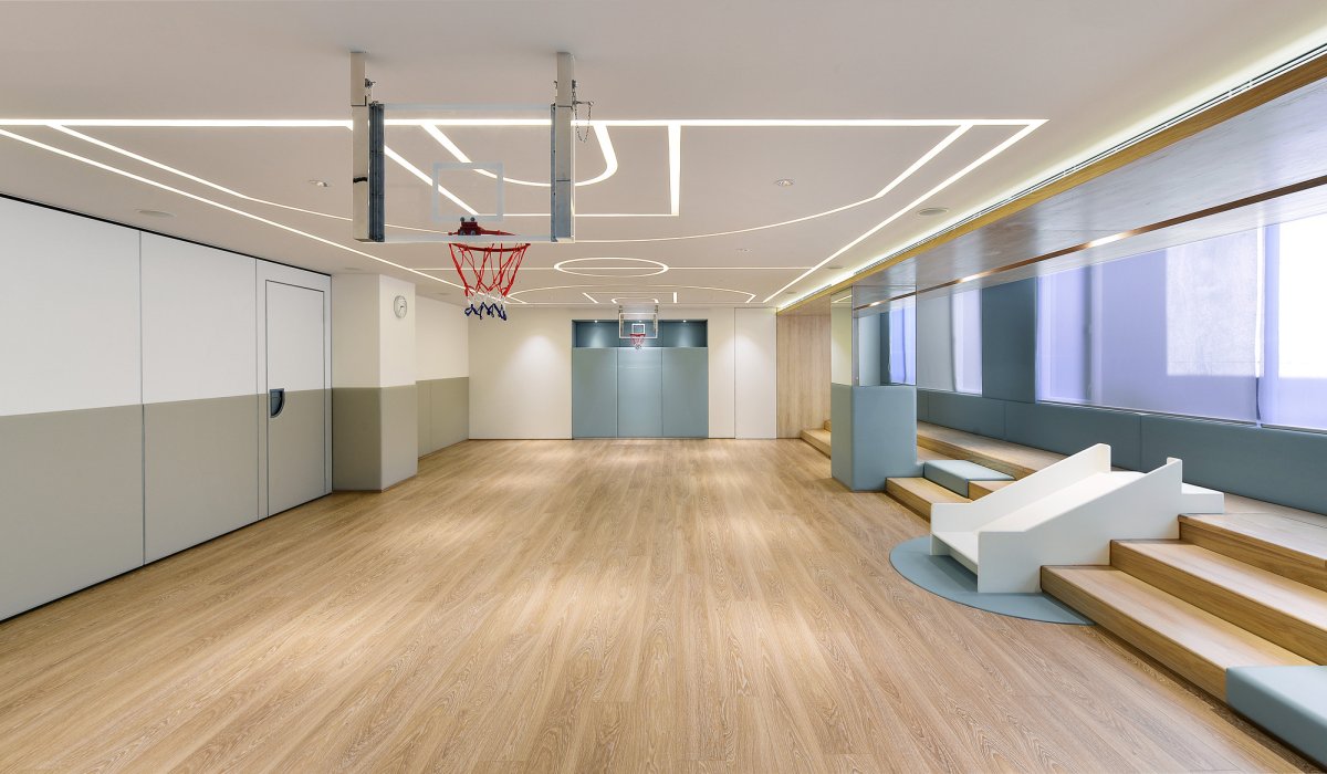 Зона рекреации в здании