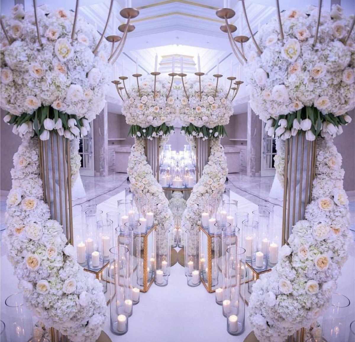 Шикарный свадебный декор