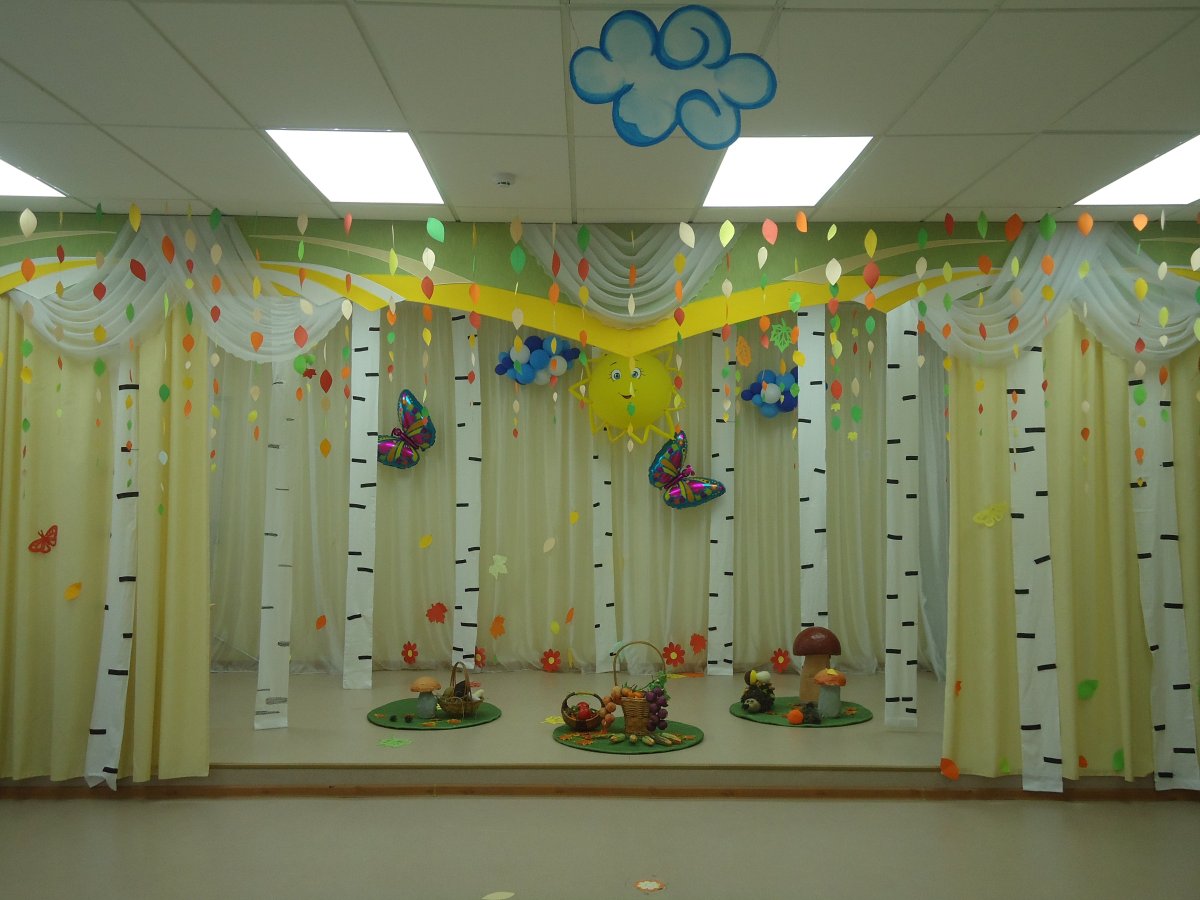 Украшение зала Весна