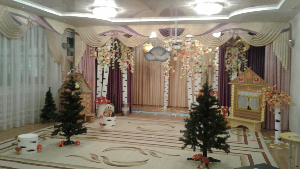 Оформление музыкального зала в ДС