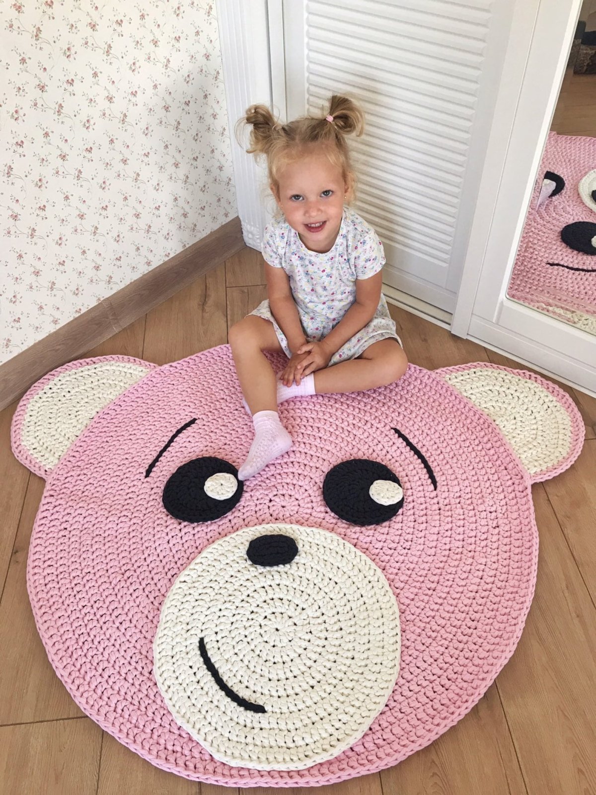 Вязаные коврики