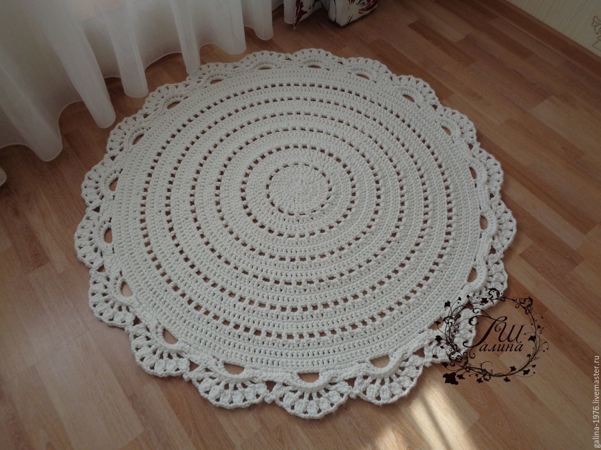 Ковер из полиэфирного шнура