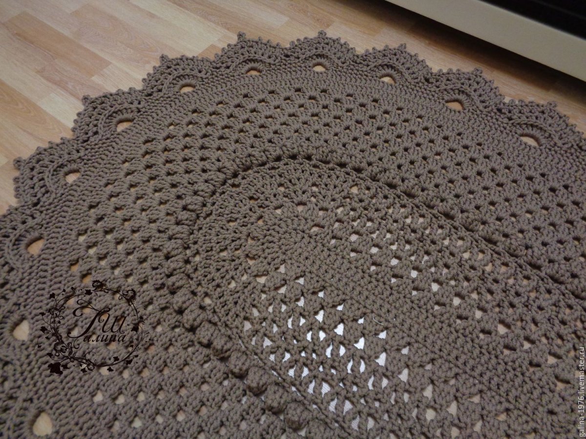 Ковер из полиэфирного шнура градиент