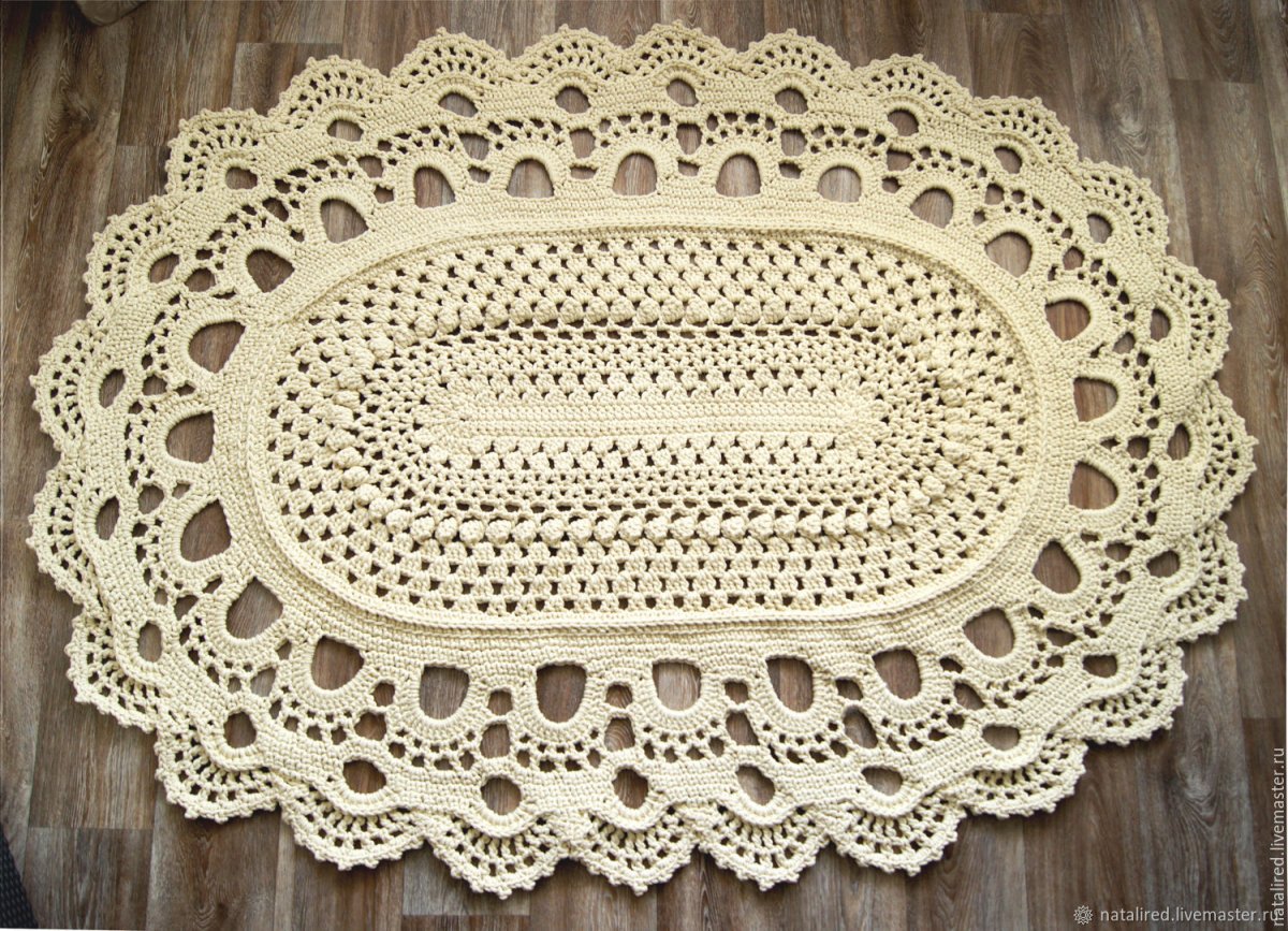 Ковер из полиэфирного шнура